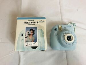 動作未確認　FUJIFILM 富士フィルム チェキ INSTAX mini 8 インスタントカメラ　ミント　箱付き