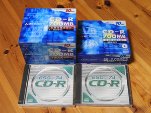  Mitsubishi chemistry CD-R 22 sheets super azo Sonic azo700MB 650MB