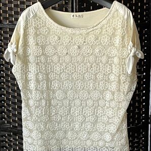 axes femme カットソーブラウス