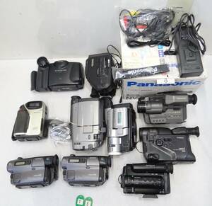 Z15E ビデオカメラ ム-ビ- 等 １０台 SONY ccd-sc7 TRV90 TRV3 TR55 PANASONIC NV-S9 CANON UCV1Hi シャープ VL-EL320 ビクター ジャンク