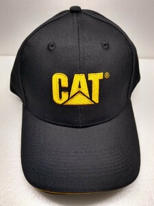 CAT　キャタピラー　帽子　キャップ　ファッション　コレクション　カジュアル　オリジナル　ブラックバリュー　イエローロゴ コレクション