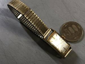 SEIKO salvia hand winding lady's wristwatch operation middle large photograph equipped 1 jpy 