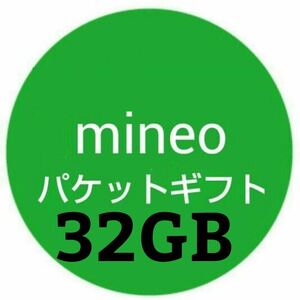 即日対応 マイネオ(mineo)パケットギフト 32GB 32000MB 