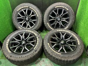 ハイラックス　GRスポーツ　MONSTA　265/60R18　純正アルミホイール付きセット　4本　6H/7.5J　ET30　139.7　サマータイヤ　プラド