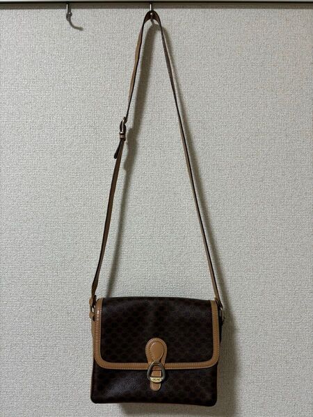 celine オールドセリーヌ ショルダーバッグ マカダム柄