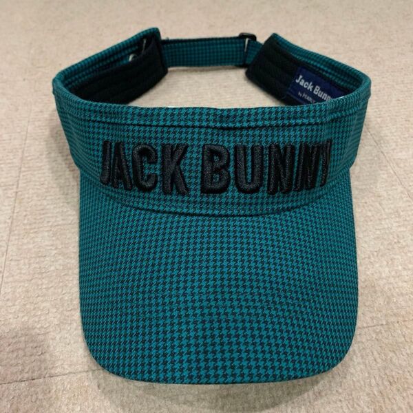 【新品未使用タグ付】ジャックバニー パーリーゲイツ サンバイザー ゴルフ PEARLY GATES JACK BUNNY 帽子