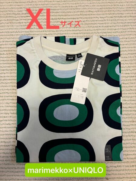 【新品】ユニクロマリメッココラボ　グラフィックTシャツ　グリーン　XLサイズ