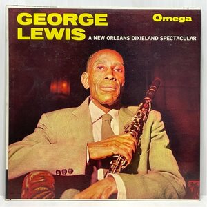 ☆洗浄済 GEORGE LEWIS NEW ORLEANS DIXIELAND SPECTACULAR 米OMEGA OML 1053 LP