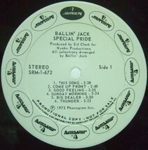 ３枚で送料無料【米Mercury】Ballin'jack/Special Pride (promo)_画像2