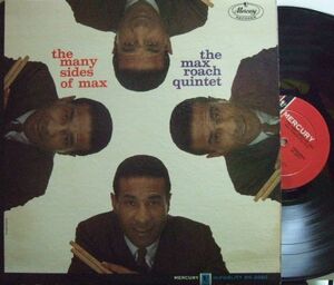 ３枚で送料無料【米Mercury mono】Max Roach/The Many Sides of Max (Booker Little, George Coleman, etc)