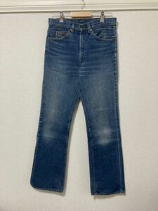 状態○ 80s Levis リーバイス 517 デニムパンツ フレア ジーンズ オレンジタブ W33L35☆70s 60s 646 501 505 赤耳 ヴィンテージ BIGE