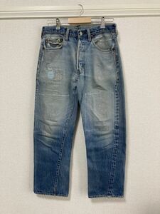  size * 80s Levis Levi's 501 red ear Denim pants jeans 524 USA made damage Vintage W33L30*70s 60s 505 517 66 previous term BIGE XX