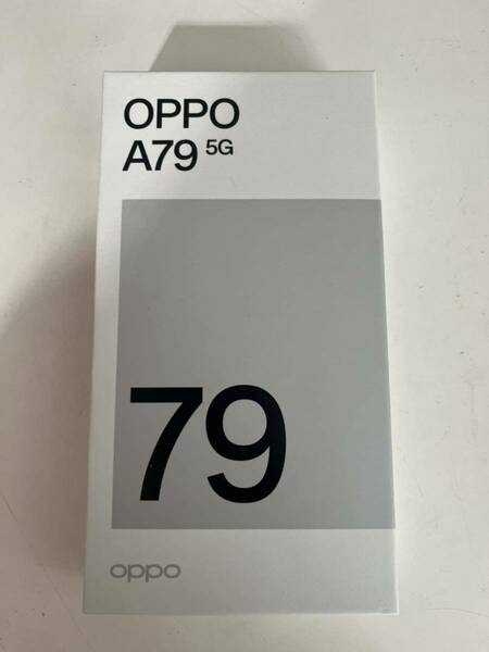 新品　OPPO A79 5G ブラックSIMフリー　ワイモバイル Y mobile ミステリーブラック スマートフォン 