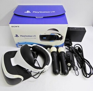 056Z582★【動作未確認☆ジャンク品】PlayStation VR CUHJ-16003 PSVR 【カメラ欠品】