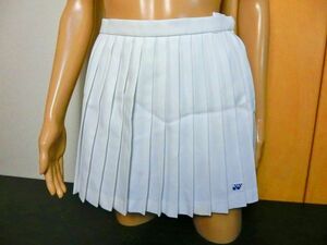  б/у товар * Yonex YONEX! белый плиссировать теннис юбка L большой размер купальный костюм & Leotard 3 надеты до включение в покупку возможно выставленный товар 10 пункт покупка бесплатная доставка 