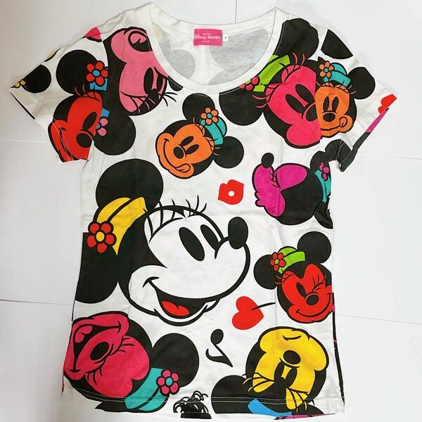 東京ディズニーリゾート公式　 半袖 Tシャツ　ミニーマウス　Lサイズ