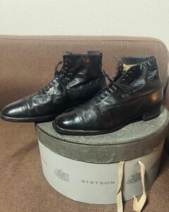 1900s 1910s 1920s アンティーク　ビンテージ　ブーツ　靴　balmoral boots Edwardian 
