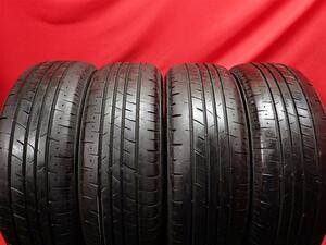 中古タイヤ 195/60R16 89H 4本セット ブリヂストン プレイズ PX-RVII BRIDGESTONE PLAYZ PX-RVII 8分山★n16 セレナ ウィッシュ ラフェスタ