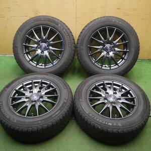 *送料無料* バリ溝！23年！キレイ！ほぼ10分★スタッドレス 195/65R15 ミシュラン X-ICE SNOW VELVA SPORTZ PCD114.3/5H★4052703Hス