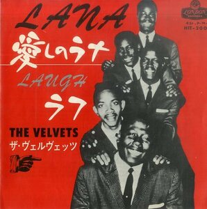 C00155279/EP/ザ・ヴェルヴェッツ(THE VELVETS)「愛しのラナ Lana / Laugh (1963年・HIT-200・ソウル・SOUL・ドゥーワップ・DOOWOP)」