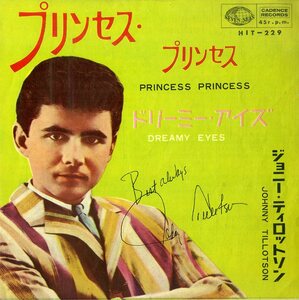 C00168642/EP/ジョニー・ティロットソン「プリンセス・プリンセス/ドリーミー・アイズ」