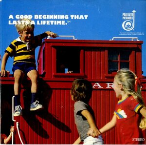 C00150004/EP1枚組-33RPM/パロアルト保育園(PALO ALTO PRESCHOOLS)「A Good Beginning That Lasts A Lifetime (R-10994・自主制作盤・童