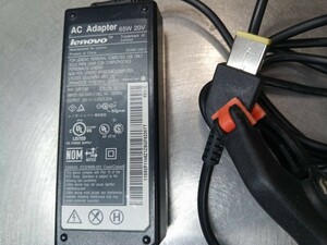 Lenovo 92P1156 動作中古品 20V-3.25A 電源ケーブル無し DCWP CM-2 旧丸型プラグ→角型変換プラグありクリックポスト発送（15）