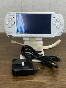 I★ 初期化済 SONY ソニー PlayStation Portable 本体 PSP-3000 パール・ホワイト プレイステーションポータブル 電池パックなし