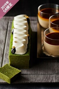 ケーキコース＊基礎クラス＊2019年5月レッスンメニュー「濃厚抹茶のテリーヌ＆ほうじ茶プリン」ABCクッキングレシピ