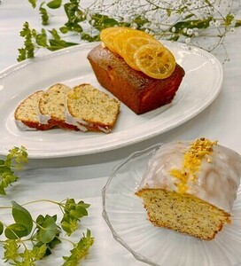 ABCクッキングレシピ＊healthy kitchen1dayレッスン「はちみつレモン＆紅茶葉香るレモンティのパウンドケーキ」