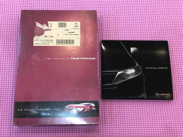 日産　プレサージュ　プロモビデオ＆レクサス　L.Aオートショー2008DVD NISSAN