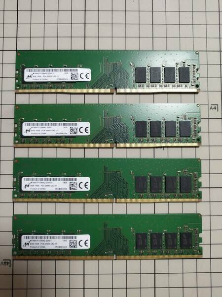 Micron DDR4-2666 8GBx4 計32GB