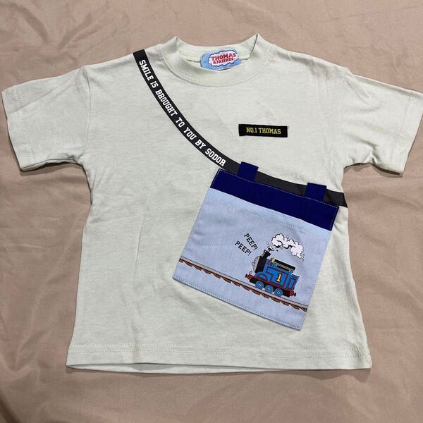 THOMAS&FRIENDS トーマス ポシェット風 半袖 Tシャツ 90cm 新品 未使用