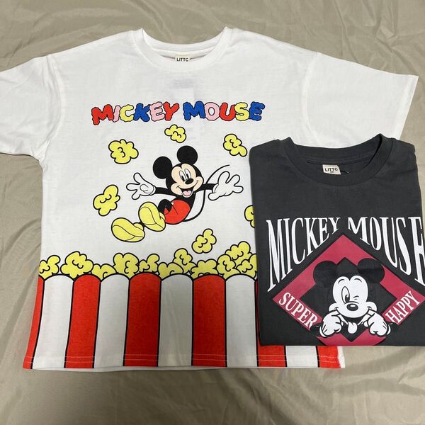 LITTC リトシー 4周年 ミッキー Disney ディズニー 半袖 Tシャツ 130cm 2枚セット 新品 未使用