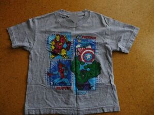 T-shits Tシャツ no127 MARVEL YOUTH S 6/7 HONOR FREEDOM BRAVERY LEGEND スパイダーマンこども 米軍基地上着 古着　used AIRFORCE