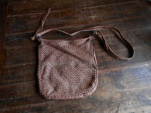  man woman common use shoulder handbag leather made no.28 Cachelliekashelie29x3x31cm braided 100-130cm