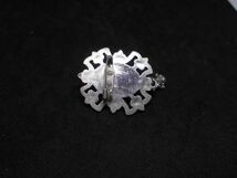 ブローチ JewelryNO.16 日本製3x5D1.5cm 4gネックレス　イヤリング　ブレスレット　ペンダントヘッド　_画像2