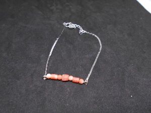 BRACELET JewelryNO.2 サンゴ　3g 20CM ネックレス　イヤリング　ブレスレット　ペンダントヘッド　