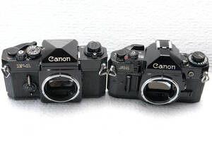 Canon キャノン製 昔の高級一眼レフカメラ（F-1 + A-1）2台まとめて 希少品 ジャンク