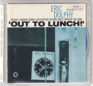 Eric Dolphy / Out To Lunch! / CD / 東芝EMI / TOCJ-4163 Blue Note　日本盤　解説付き