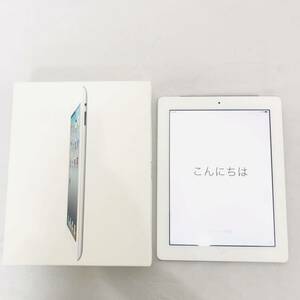 1円 初期化済み ジャンク Apple iPad3 第三世代 64GB Softbank ソフトバンク 利用制限◯ A1430 MD371J/A シルバー Wi-Fi Cellular モデル