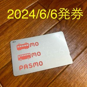 無記名PASMO 交通系ICカード (suica⑥