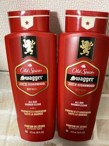 ( free shipping ) Old spice [SWAGGER] 473g 2 pcs set body soap stone .. America old spice Bear glove deodorant 