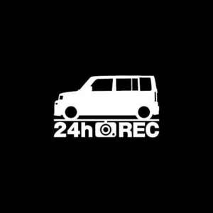 【ドラレコ】トヨタ bB【30系】後期型 24時間 録画中 ステッカー