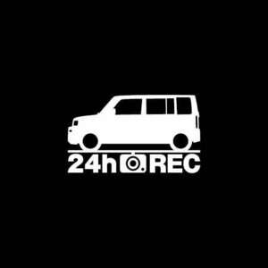 【ドラレコ】トヨタ bB【30系】前期型 24時間 録画中 ステッカー