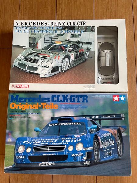 タイムセール 23日迄 DRAGONメルセデスCLK-GTRタミヤ メルセデスCLK-GTR2台セット