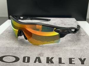  поляризованный свет *OAKLEY Oacley RADARLOCK радар блокировка матовый черный чёрный /POLARIZED FIRE зеркало Asian FIT USA производства солнцезащитные очки OCE бег 