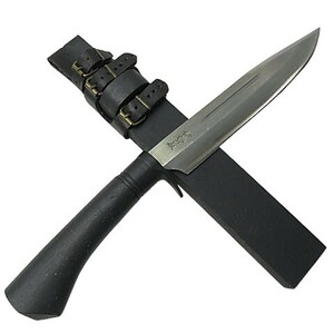 [ дешевый ]1,000 иен ~ Исэ город магазин Survival нож охотничий нож Damas rental сталь ножны охота [M5299]