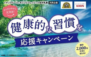 個数2 懸賞2種 応募レシート1枚(税込500円以上) イオン キリン 健康的な習慣を応援 キャンペーン, 生茶 いい日のはじまりキャンペーン 