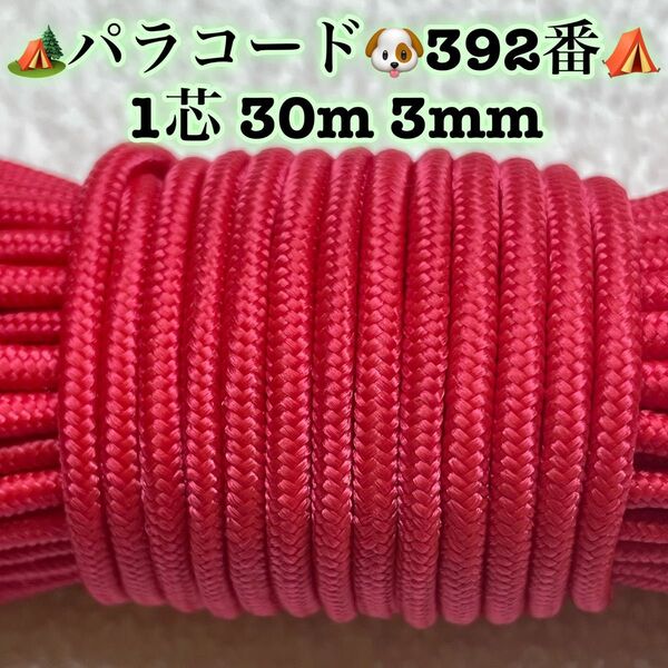 ☆★パラコード★☆1芯 30m 3mm☆★392番★手芸とアウトドアなど用★
